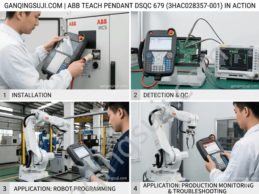 Brand new ABB Teach Pendant DSQC 679 3HAC028357-001 installation and robot programming application guide by ganqingsuji Brand new ABB Teach Pendant DSQC 679 3HAC028357-001 installation and robot programming application guide by ganqingsuji