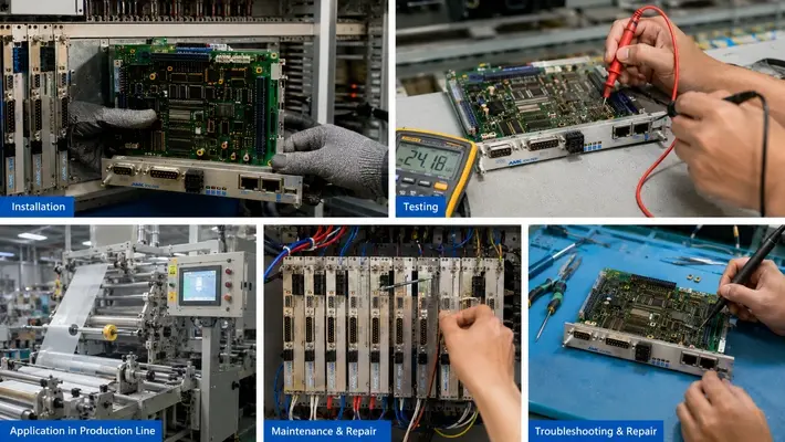 AMK KW-R06 controller card testing, maintenance, and application in production line AMK KW-R06 controller card testing, maintenance, and application in production line